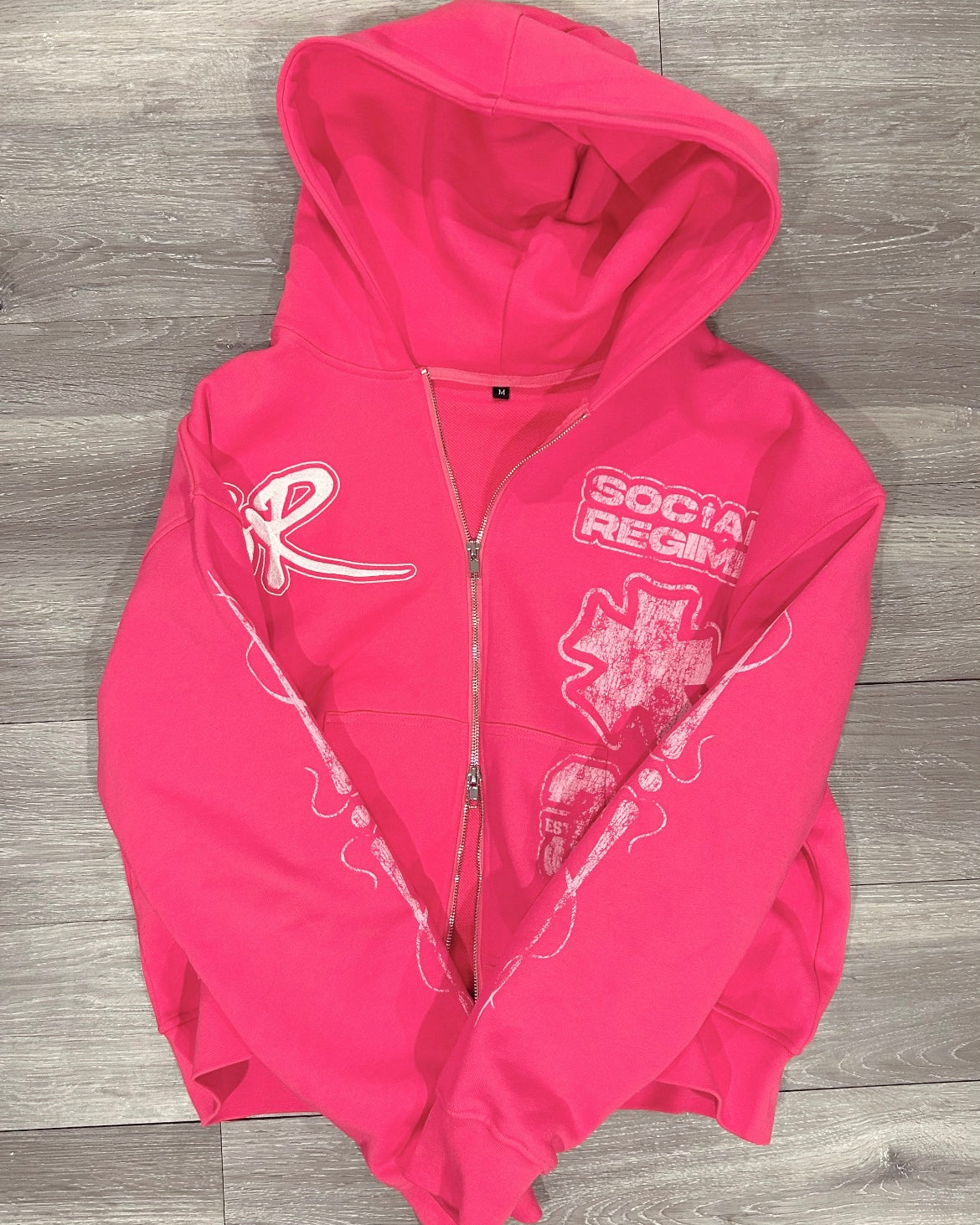 "Lova" Double Zipper Zip-Up