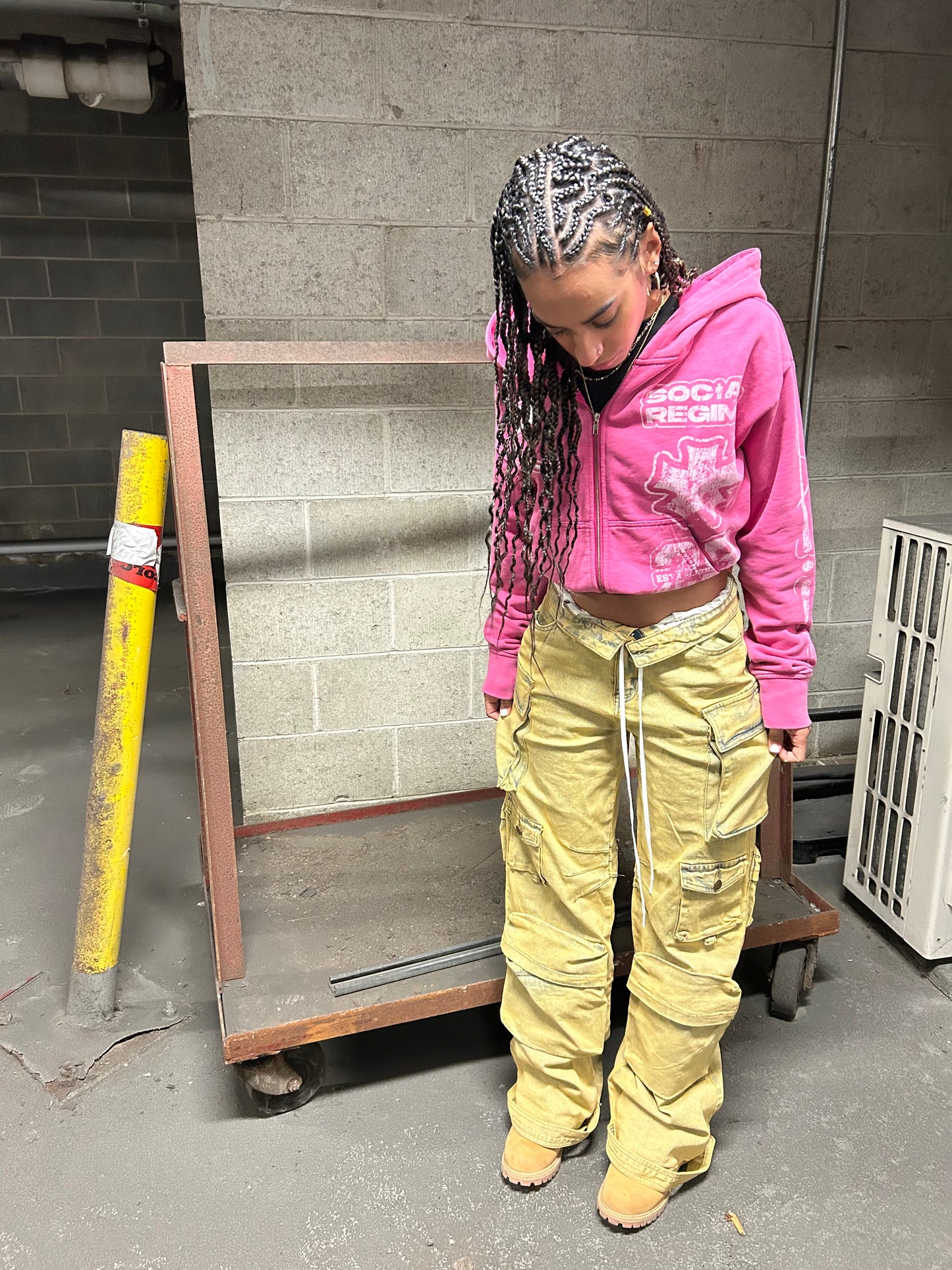 "Lova" Double Zipper Zip-Up