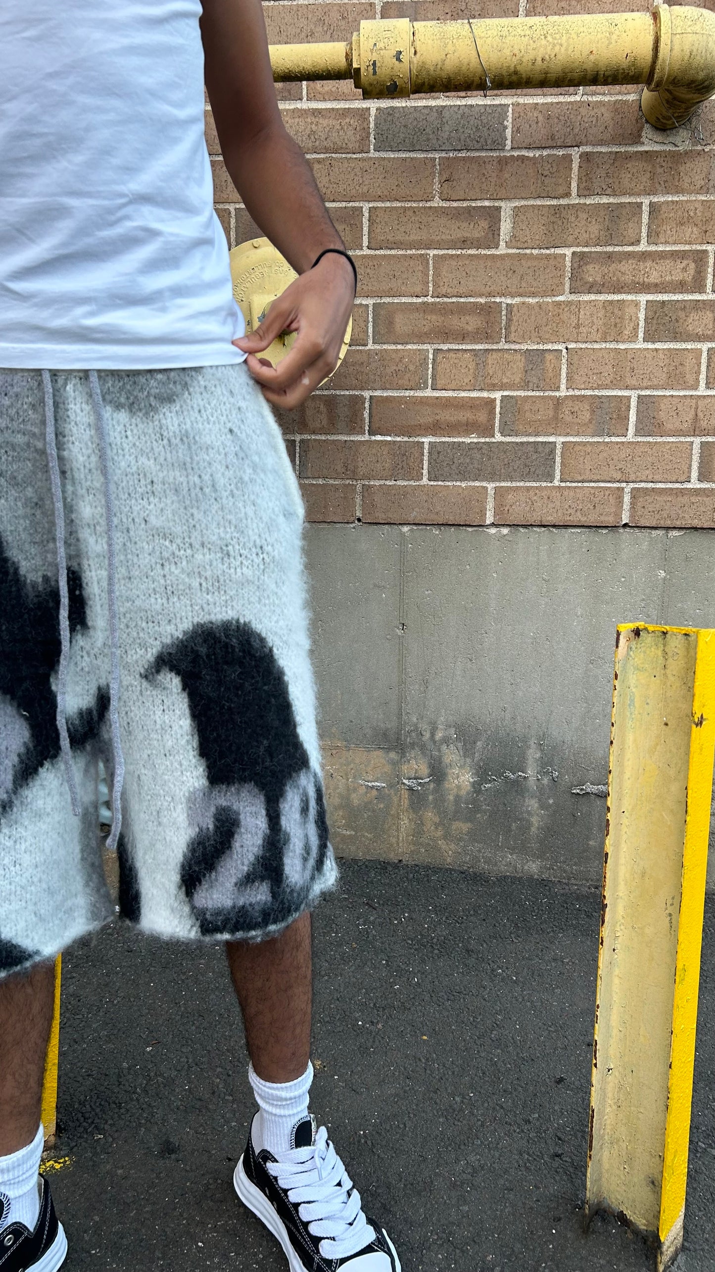 Camo Mohair Shorts