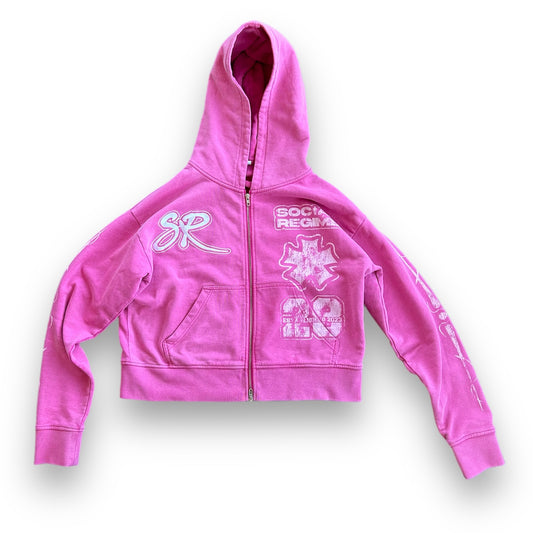 "Lova" Double Zipper Zip-Up